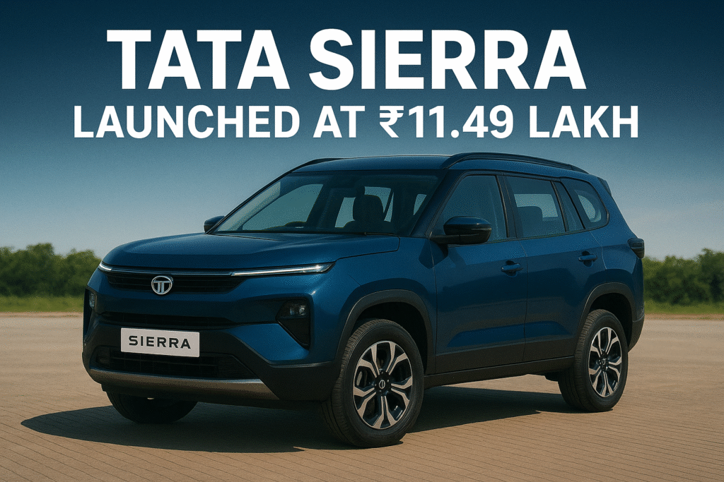 tata sierra launch